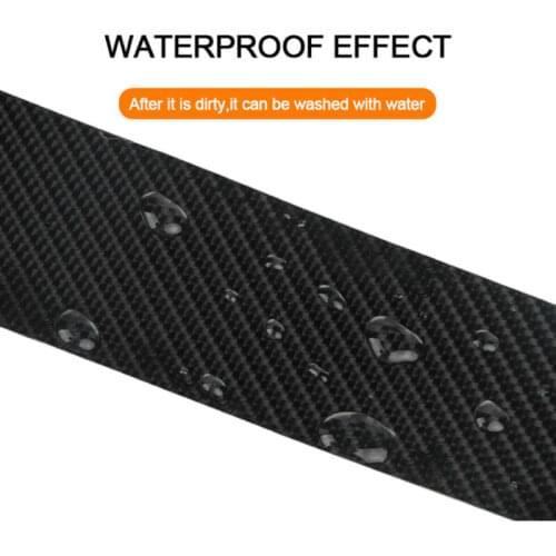 Sill Door Sill Protector Strip Car Door Carbon Sticker Anti Strip Protector Scuff