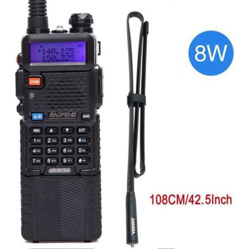 Baofeng UV-5R 8W Walkie Talkie Powerful 3800 mAh 10km 50km Long range UV5r dual Band two way cb radio ar-152 tactical Antenna