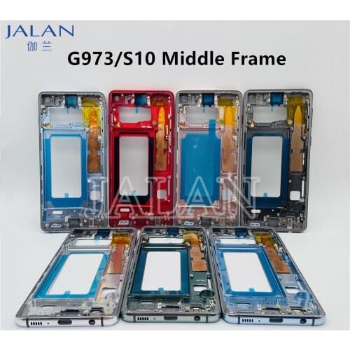 1pcs middle frame for sm s10 LCD middle Bezel Back Frame Case replacement mobile phone repair