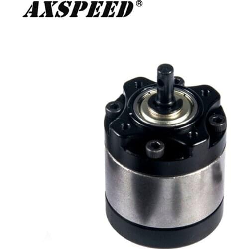 AXSPEED Metal 1:5 Ratio Reducer Planetary Gearbox Transmission Box for 1/10 D90 RC Rock Crawler Upgrade Parts