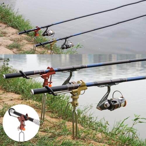 Fishing Tackle Olta Automatic Fishing Rod Bracket Mount Spring Angle Adjustable Fishing Pole Holder Outdoor Sea Rod Tool 37cm