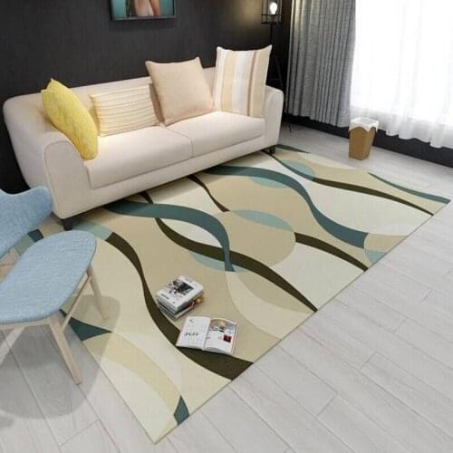 Ink Modern Minimalist Carpet Home Living Room Sofa Coffee Table Thickened Printed Rugs for Bedroom