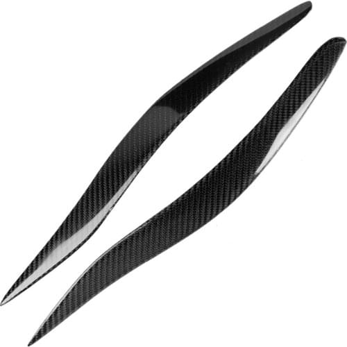 Carbon Fiber Style Headlight Eyebrow Eyelid Cover Trim Fit for Lexus IS250 IS300 2006-2012 Car-Styling Accessories