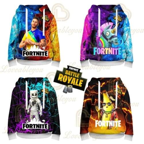 Fortnite Victory Boys Girls 3D Men and Women Thin Hoodie Battle Royale Hero Hoodie Kids Game Anime Hoodie Birthday Gift