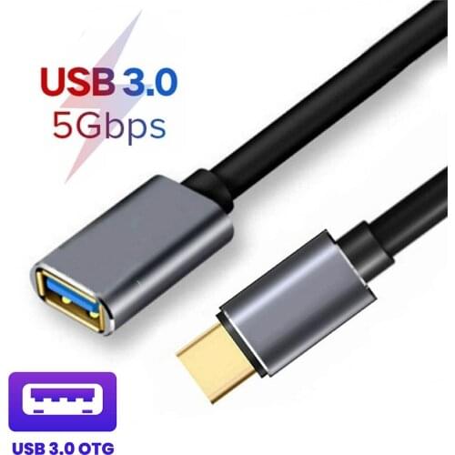 Type-C USB OTG Adapter Cable USB 3.0 Female To Type C Male Cable Adapter Converter USB-C Cable For MacBook Pro Samsung S10 S9