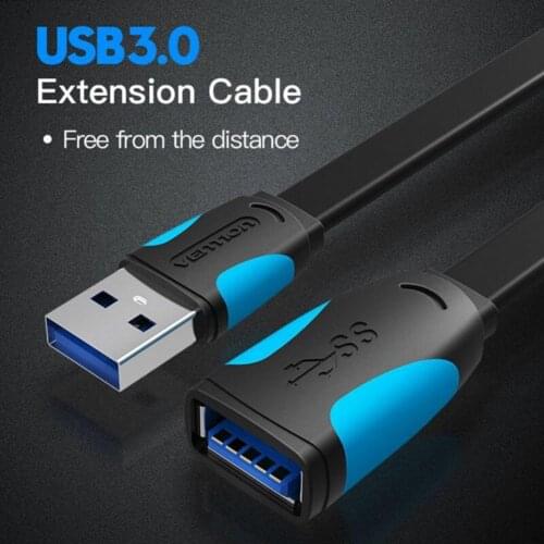 3/2/1.5/1/0.5m USB 3.0 Male to Female Extension Cable High Speed Data Sync Cord