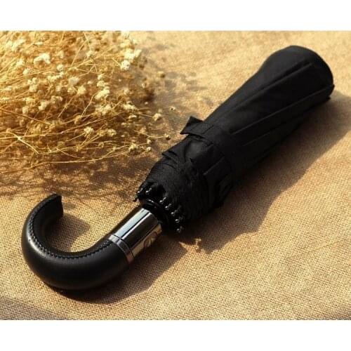 Business Automatic Parasol Umbrella Black Golf Couple Umbrella Garden Windproof Automatic Men Ombrello Rain Gear BY50BU