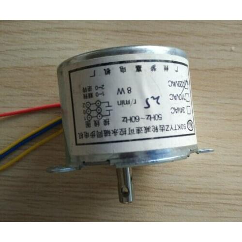 220V 8W Permanent Magnet Synchronous Motor 2.5 RPM Torque 5.7kg.cm 50KTYZ