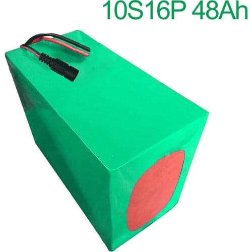 36V 48Ah 10S16P 18650 Li-ion Battery Pack E-Bike Ebike electric bicycle 42V 200x155x140mm