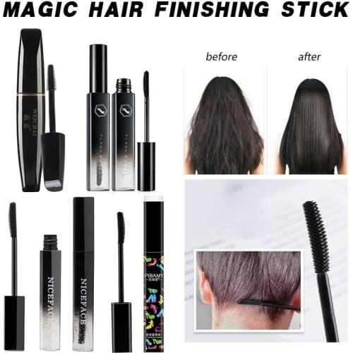 4 Types Natural Hair Gel Finishing Liquid Hair Care Broken hair Finishing Lasting Modeling Hair Cream TSLM1