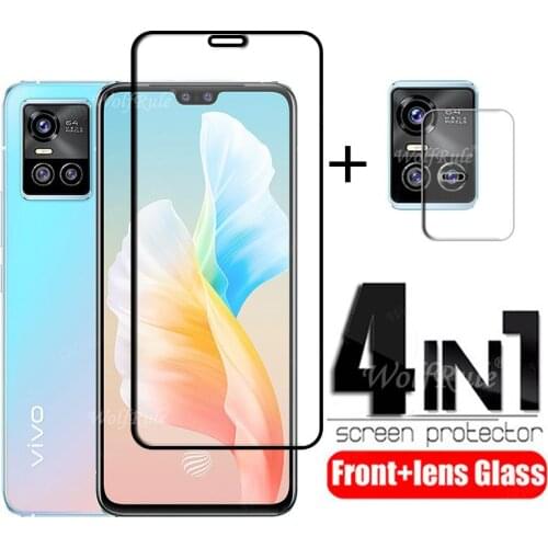 4-in-1 For Vivo S10 Pro Glass For ViVo S10 Pro Tempered Glass Full Protective Screen Protector For Vivo S 10 S10 Pro Lens Glass