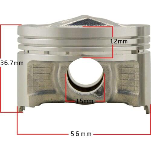 400cc Piston Motorcycle 56mm 56.25mm 56.5mm Piston & Ring for Yamaha FZ400 1997-1999