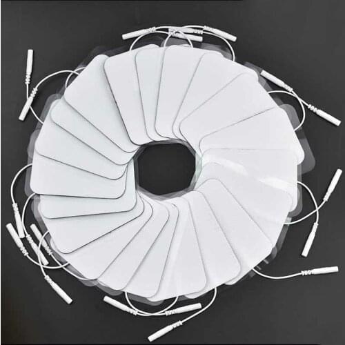 5000P 5x9cm Ems Nerve Muscle Stimulator Electrode Pads Gel Electrode Pads Tens Electrodes Physiotherapy Machine 2mm Plug