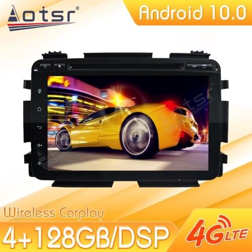 Android 10 Car Multimedia Stereo Player For Honda HRV VEZEL 2015-2019 Tape Radio Recorder Auto GPS Navi Head Unit No 2Din 2 Din