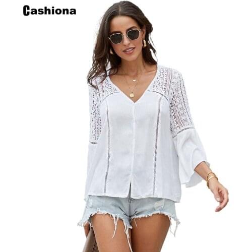 Женские пляжные рубашки Cashiona China At AliExpress