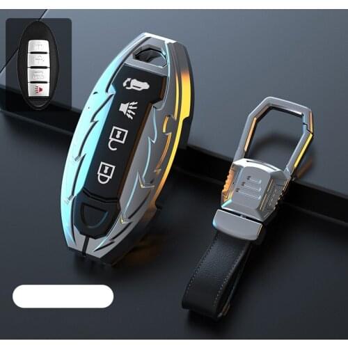 Zinc Alloy Silica Gel Car Key Case Cover For Nissan Qashqai J10 J11 X-Trail t31 t32 kicks Tiida Pathfinder Murano Note Juke