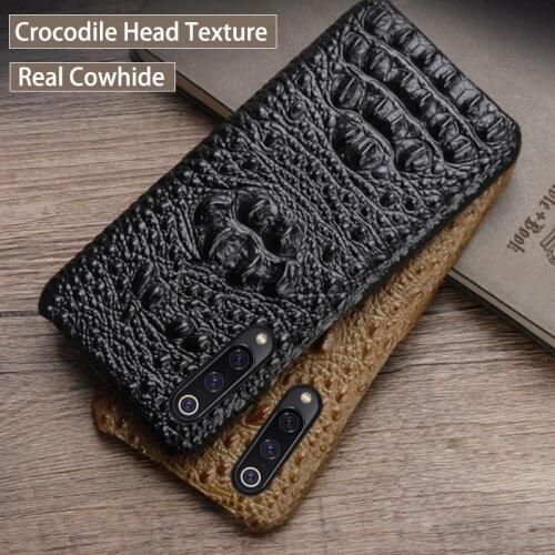 Phone Case For Xiaomi Mi 9 8 se 9T A1 A2 A3 lite Y3 Poco F1 Crocodile Head texture Case For Redmi 6 6a 7a Note 4 4x 5 6 7 8 Pro