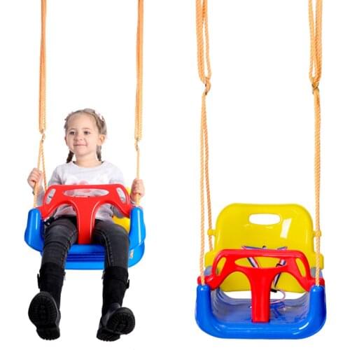 3 In 1 Baby Swing Hanging Chair Kids Garden Swing Seat Outdoor Playground Set to Teens Safety Hanging Basket Swing Set