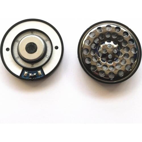 Excellent Sound New 50mm 32 Ohm Iron Cover Speaker Unit with Upgrade Diaphragm Audiophile Loudspeakers Driver for DIY Headphone