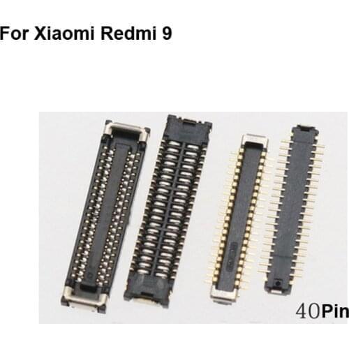 2pcs FPC connector For Xiaomi Redmi 9 LCD display screen on Flex cable on mainboard motherboard For Xiao mi Redmi 9 Redmi9