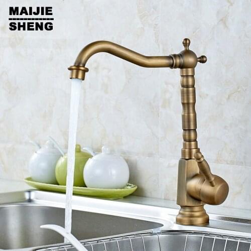 2015 Antique bathroom tap torneira antique brass tap for bathroom fashion faucet antique mixer basin sink Brass water tap