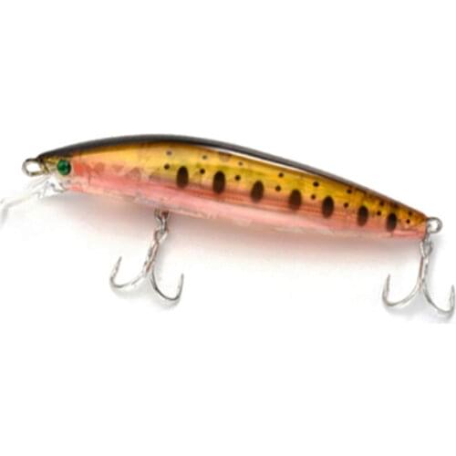 LUTAC Hot sale Artificial 17g Jerkbait Long Casting Floating Origin Hook Minnow Fishing Lure