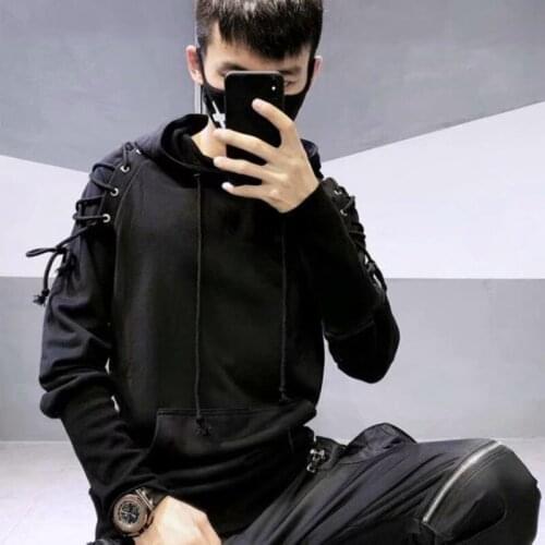 Streetwear Men Punk Clothes Hoodies Men Men Fashion 2021 Fashion Personality Mens Wear