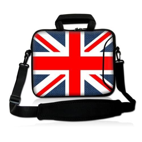 UK Flag Notebook Sleeve Laptop Shoulder Bag 13.3 14 15 15.6 inch Travel Laptop Case for Macbook Pro Xiaomi ASUS hp Acer Lenovo