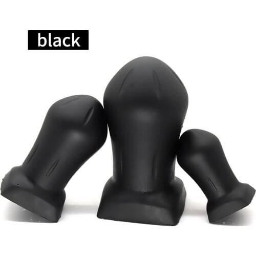 Latest Super Huge Anal Plug Big Butt Plug Bead Anal Expansion Stimulator Soft Super Thick Egg Dildo Masturbator for Women