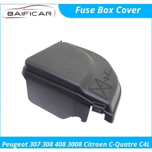 Baificar Brand New Quality Fuse Box BSM Cover Decorative for Peugeot 307 308 408 Citroen C-Quatre C-Triomphe C4L