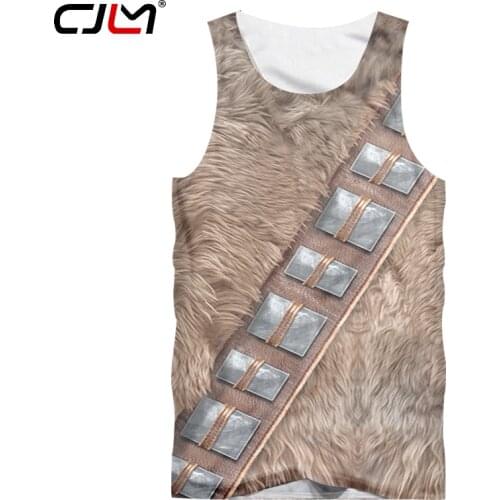 CJLM Drop Shipping Men 3d Print Lion Hair Tank Top Casual Animal Tanktops Hombre Hip Hop Crewneck Sleeveless Shirts Unisex Tops