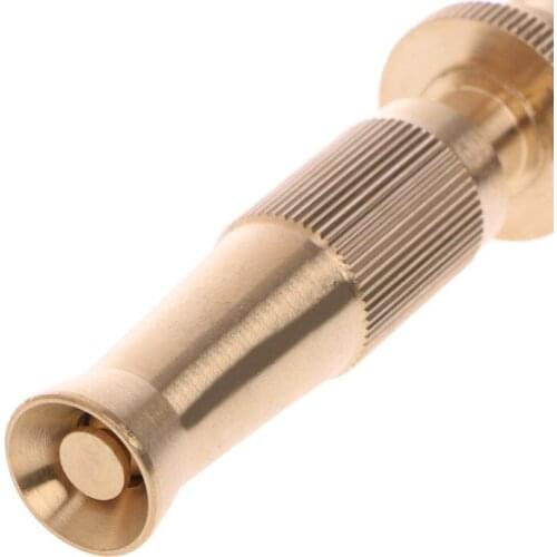 Garden Irrigation Spray Adjustable Brass Sprinkler Garden Hose Sprinkler System High Pressure
