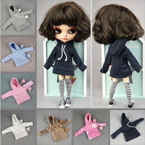 Season Hooded Sweatshirt Bryce Doll Asual Sweater Top Suitable For Bryce 1/6 Doll Christmas Girl Toy Accessories