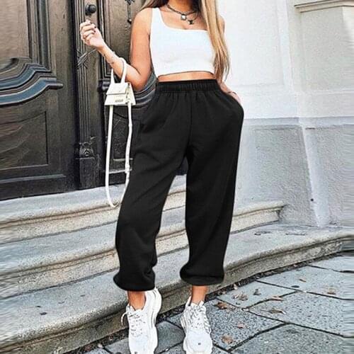 Loose Joggers Wide Leg SweatPants Women Trousers Plus Size High Waist Pants Streetwear Korean Casual Pant Femme Fall