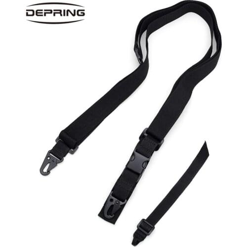 Tactical Heavy Duty Nylon Three Point Rifle Gun Sling Adjustable Bungee Rifle Belts Airsoft Sling Strap Hunting Gun Accessories