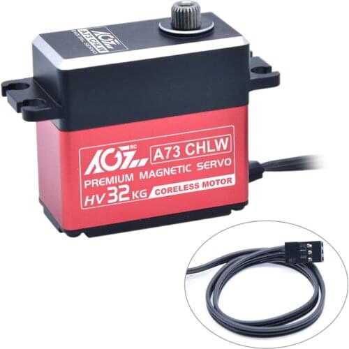 AGF A73CHLW 73g full metal 32KG high torque Waterproof digital servo for RC Crawler Boat