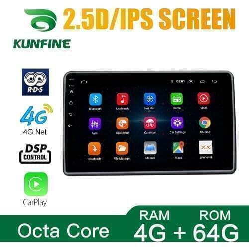 Octa Core Android 10.0 Car DVD GPS Navigation Player Deckless Car Stereo For Toyota YARIS X 2019 Radio Headunit