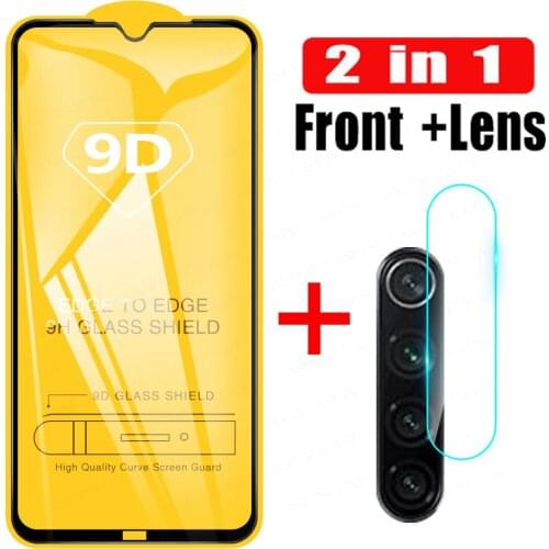 9D Protective Glass for Xiaomi Redmi Note 8 Pro Note 8T 8 Screen Protectors Camera Lens Film For Redmi Note 10 Pro Max 10s 10 4G