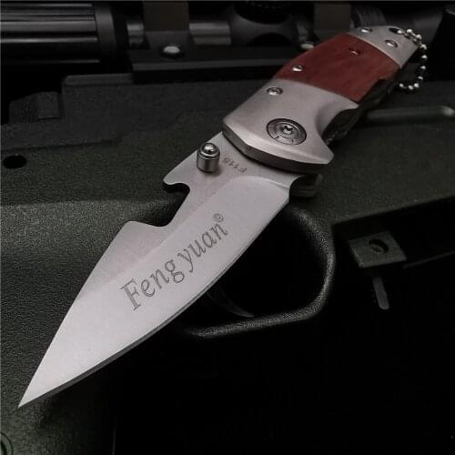 15CM (6') 58HRC Pocket Knife Pocket Knife Tactical Outdoor Multi-function Tool, Outdoor Stainless Steel Survival Knife