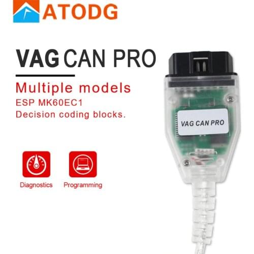 2020 for VAG CAN PRO support CAN BUS+UDS+K-Line S.W Version 5.5.1 VAG CAN PRO V5.5.1 with FTDI FT245RL better than VAG AND ODIS