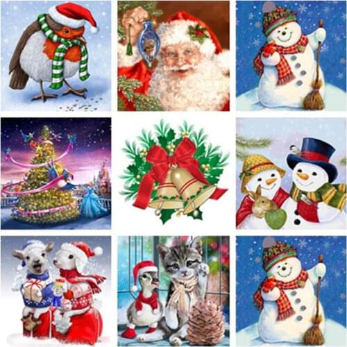 Diamond Painting Christmas Gift Full Square/Round Drill 5D DIY Diamond Painting 3D Embroidery Cross Stitch 3D Home Decor