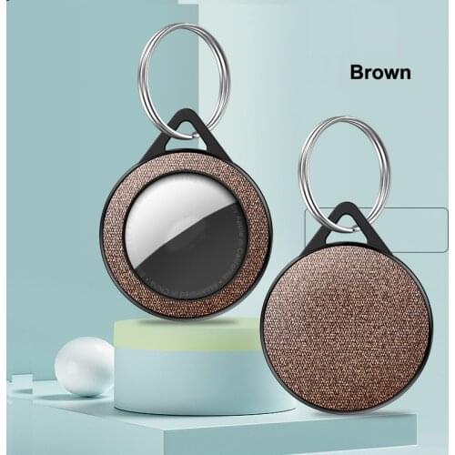 For Apple AirTags Locator Tracker Fabric PC Hard Case Keychain Anti-lost Cover Sleeve Protective Funda air tags Holder Air Tag