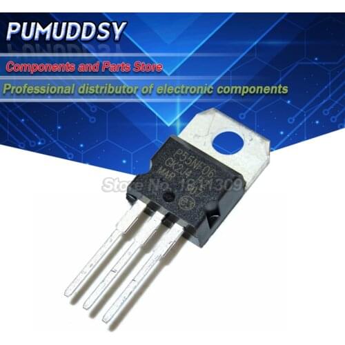 10pcs P55NF06 P55NF06L STP55NF06 50A60V MOS TO-220 postage IC