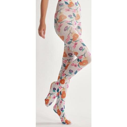 Floral Print Pantyhose Cheap Stuff With Free Shipping tattoo-stockings