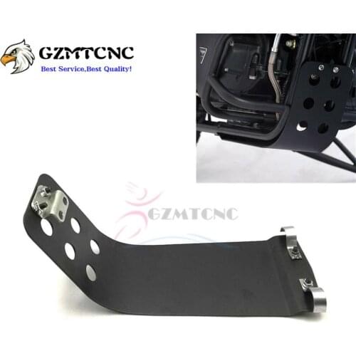 Engine Guard Bottom Mudguard Cover Plate For 01-15 Triumph SCRAMBLER Thruxton 900 Bonneville T214 SE T120 T100 110th Anniversary