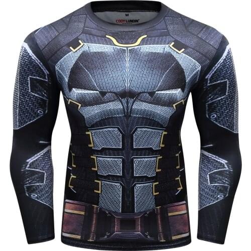 Fashion Men Digital Sublimation Printed Rash Guard High Quality Elastic Breathable Fitness Tops