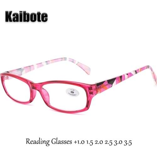 Kaibote E195126 Fashion Reading Glasses Small Frame Light Color for Men Women Readers Quality Presbyopic Eyeglasses +1.0 to +3.5