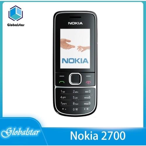 Nokia 2700 Refurbished Unlocked Original Nokia 2700C 2700 Classic Mobile phone GSM 2MP FM Mp3 Player cellphone Free shippping