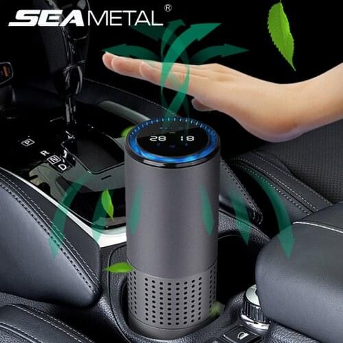 Car Air Purifier Interior Car Ionizer Fresh Air USB Freshener Car HEPA Filter Diffuser Air Purifier Cars Air Cleaner Refresher