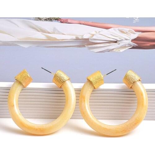 Wholesale New Round Earrings High-quality Fashion Concise Drop Earring Jewelry Accessories For Women